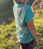 Hit The Backroads Rhinestones Top