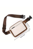 Adjustable Strap Mini PU Leather Crossbody Bag