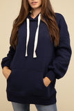 Oversized Hoodie Longline Sweatshirt