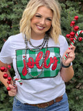 Jolly Plaid Tee
