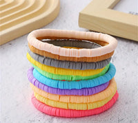 Versatile colorful Polymer Clay bracelets