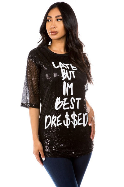 SEXY SEQUIN T-SHIRT