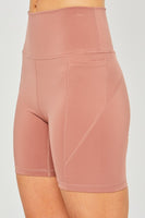 Activewear Leggings Shorts Seam Detail