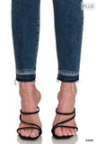 High Rise Cropped Skinny Denim Pants