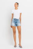 High Rise Criss Cross Shorts