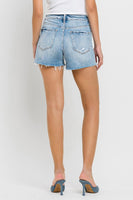 High Rise Criss Cross Shorts