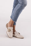 Chantal-S Buckle Backless Slides Loafer Shoes