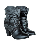 Short Change Booties in Black - Rural Haze