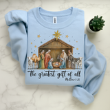 THE GREATEST GIFT OF ALL - UNISEX GRAPHIC SWEATSHIRT