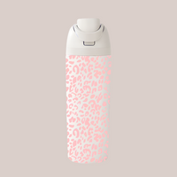 Pink and White Leopard 20 oz Insulated Tumbler