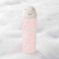 Pink and White Leopard 20 oz Insulated Tumbler