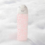 Pink and White Leopard 20 oz Insulated Tumbler