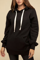 Oversized Hoodie Longline Sweatshirt