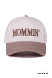Mommin' Two Tone Canvas Cotton Cap: BLACK-186488 / OS
