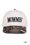 Mommin' Two Tone Canvas Cotton Cap  CAMO