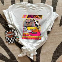 Nascar 3 white Gildan sweatshirt