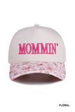 Mommin' Two Tone Canvas Cotton Cap- ASH MOCHA
