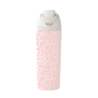 Pink and White Leopard 20 oz Insulated Tumbler