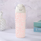 Pink and White Leopard 20 oz Insulated Tumbler