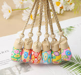 Clay car air freshener perfume bottles pack of 12