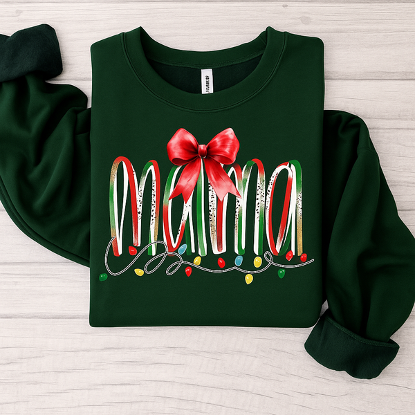 Customizable Mama Christmas Lights
