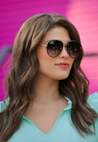 Queen Bee Aviator Sunglasses