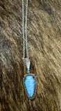 TRB co Arrowhead Larimar Necklace