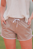 All Natural Solid Drawstring Everyday Shorts