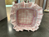 Sweet Floral and Bow Gingham Clear-side  Cosmetic Bag Collection