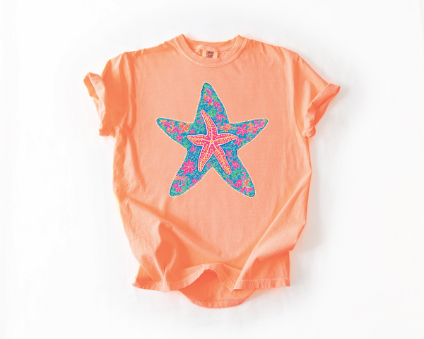 Floral Starfish Summer Tee