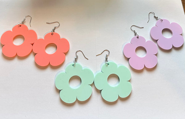 Retro Flower Earrings