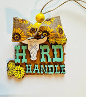 Hard to Handle Car Charm/Bag Tag