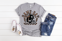 Game Day Football Helmet Graphic T-Shirt