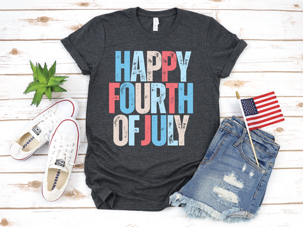 Happy Fourth of July Patriotic Tee