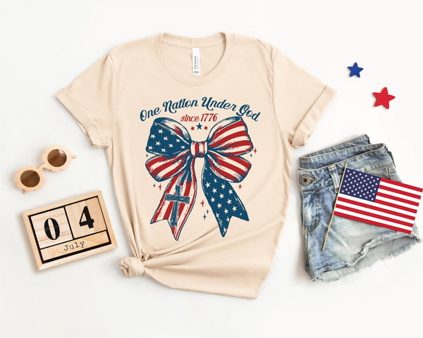 One Nation Under God Patriotic Tee