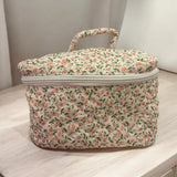 Pink Petals Train Case