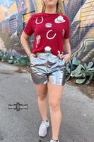 Marfa Metallic Shorts