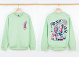 Prosecc HO HO HO Neo Mint Tultex sweatshirt