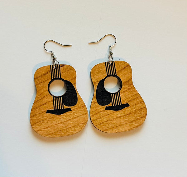 Guitar Earrings