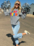 Sync Logic Yay Team Chenille Applique Sweatshirt