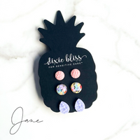 Jane Trio Studs