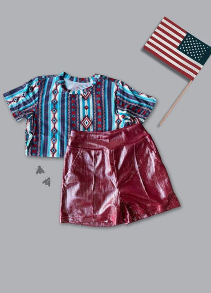 SHINEY SHORT * FIREWORK [KIDS]