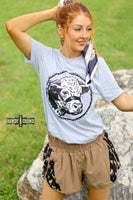 Happy Hereford Tee- GREY