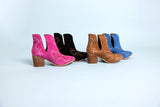 Journee Suede Ankle Boots