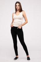 Front & Back 2-Way V-Neck Seamless Tank