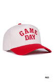 Game Day Two Tone Canvas Cotton Cap- Blue