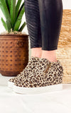 Not Rated Arabelle Sneaker in Leopard - Rural Haze