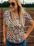 Dirt And Diamonds Short Sleeve Mesh Top