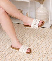 Beatty Sandals in White