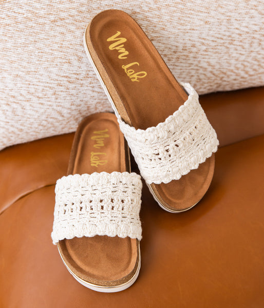 Beatty Sandals in White